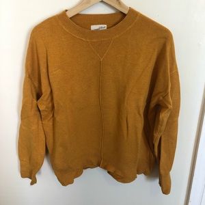 Weighted oversized sweater